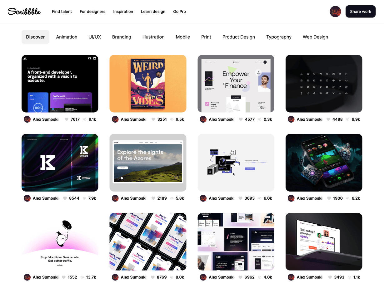 Scribbble case study image.